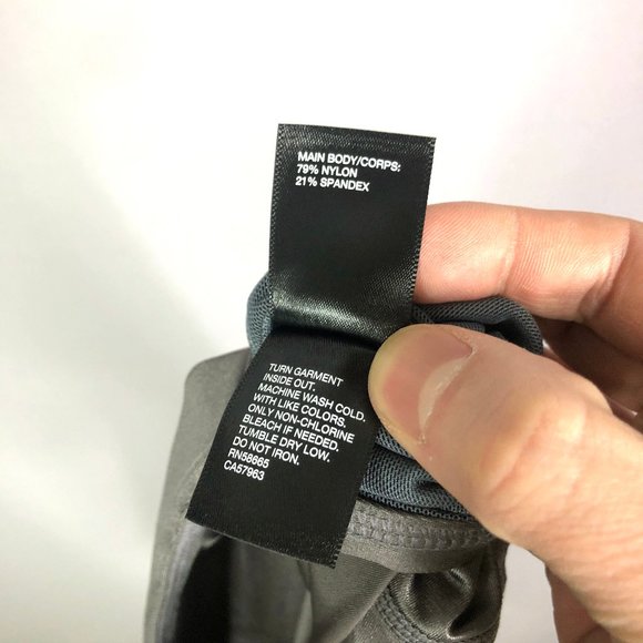 Zella Shiny Gray Leggins Size Small - Picture 6 of 7